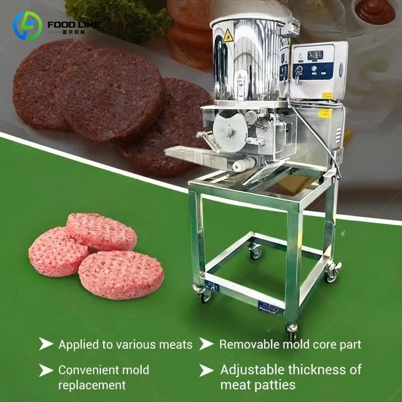 Burger Pie Chef Forms Commercial Jamaican Small Barbecue Molding Vegetable Burger Machine Makes Pie custom
