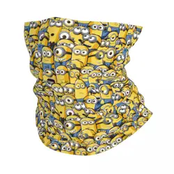 Custom Minions Neck Gaiter Men Women UV Protection Winter Bandana Scarf for Ski