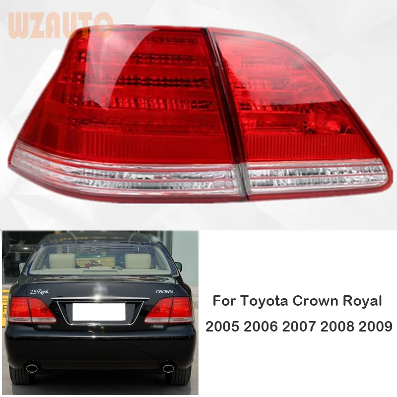 Rear Bumper Tail Light Cover Tail Lamp Housing Brake Stop Indicator Lamp For Toyota Crown Royal GRS182 2005 06 07 08 09