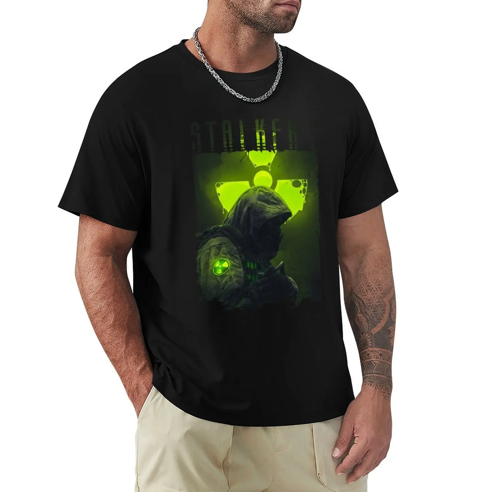 Toxic STALKER 2: Heart of Chernobyl 2024 Art T-Shirt Daily Casual Short Sleeve Tee Shirt