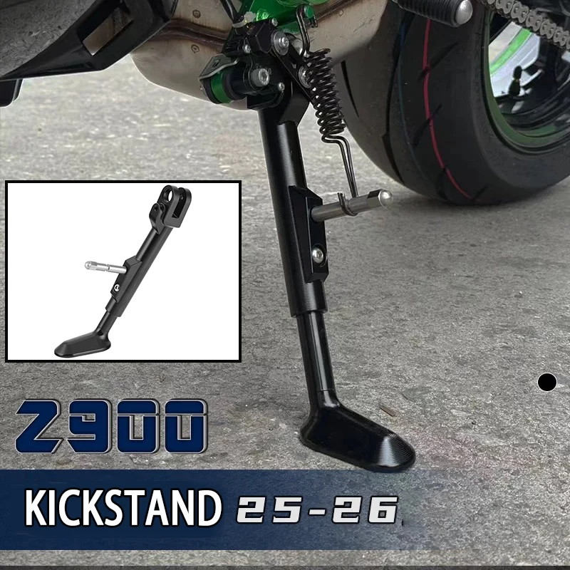 

For Kawasaki Z900 Z 900 2025 Motorcycle Accessories Kickstand Foot Side Stand Adjustable Side Stand Foot Support Parking Stand