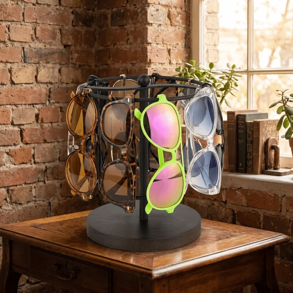 Space Saving Glasses Stand Multi-functional Detachable Eyeglass Organizer Minimalist Durable Eyewear Storage Holder