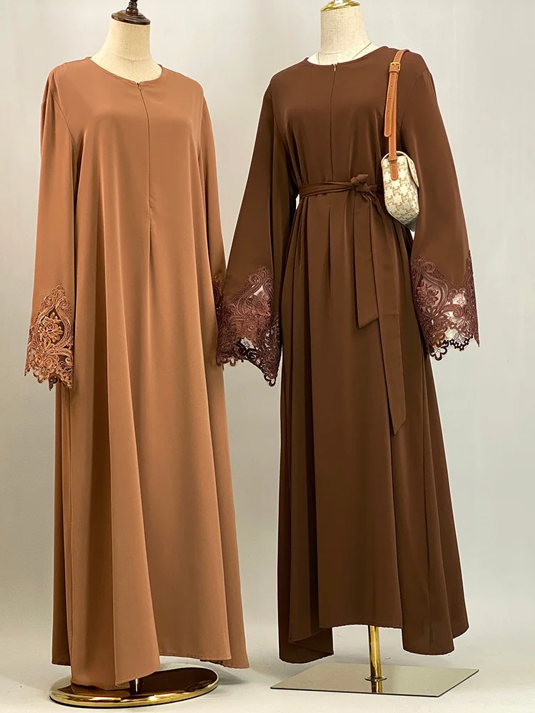 عباية إسلامية جديدة فستان سهرة طويل للنساء في دبي قفطان مغربي للأم بسحاب أمامي تصميم Nida فستان نسائي فساتين تركية
