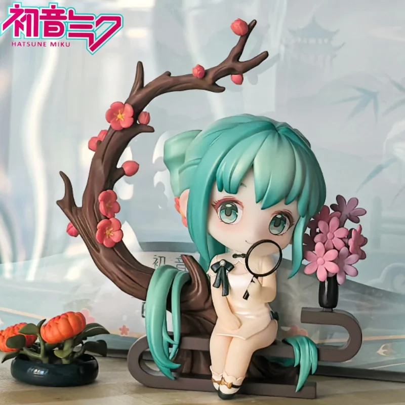 

В наличии оригинальная фигурка Myethos Hatsune Miku Q Ver Shao Hua Shao Shi, аниме, фигурка из ПВХ, милая модель, статуя, игрушка, рождественский подарок