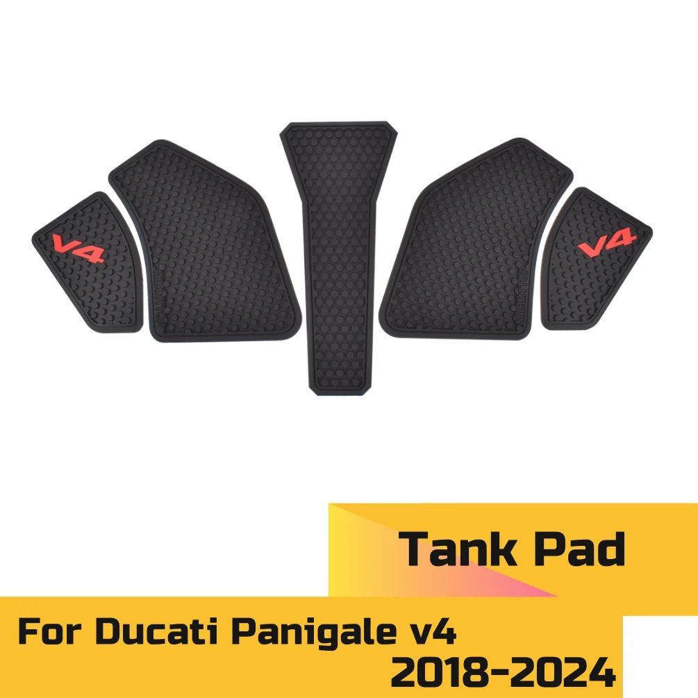 

Наклейки на топливный бак V4, защитная накладка для газового колена, тяговые наклейки для Ducati Panigale V 4 2018-2024, аксессуары для мотоциклов
