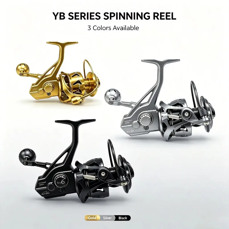 6000 Series 5.9:1 High Speed Rotating Reel - Professional Waterproof Sea Reel 12 + 1BB for Powerful Seawater Action