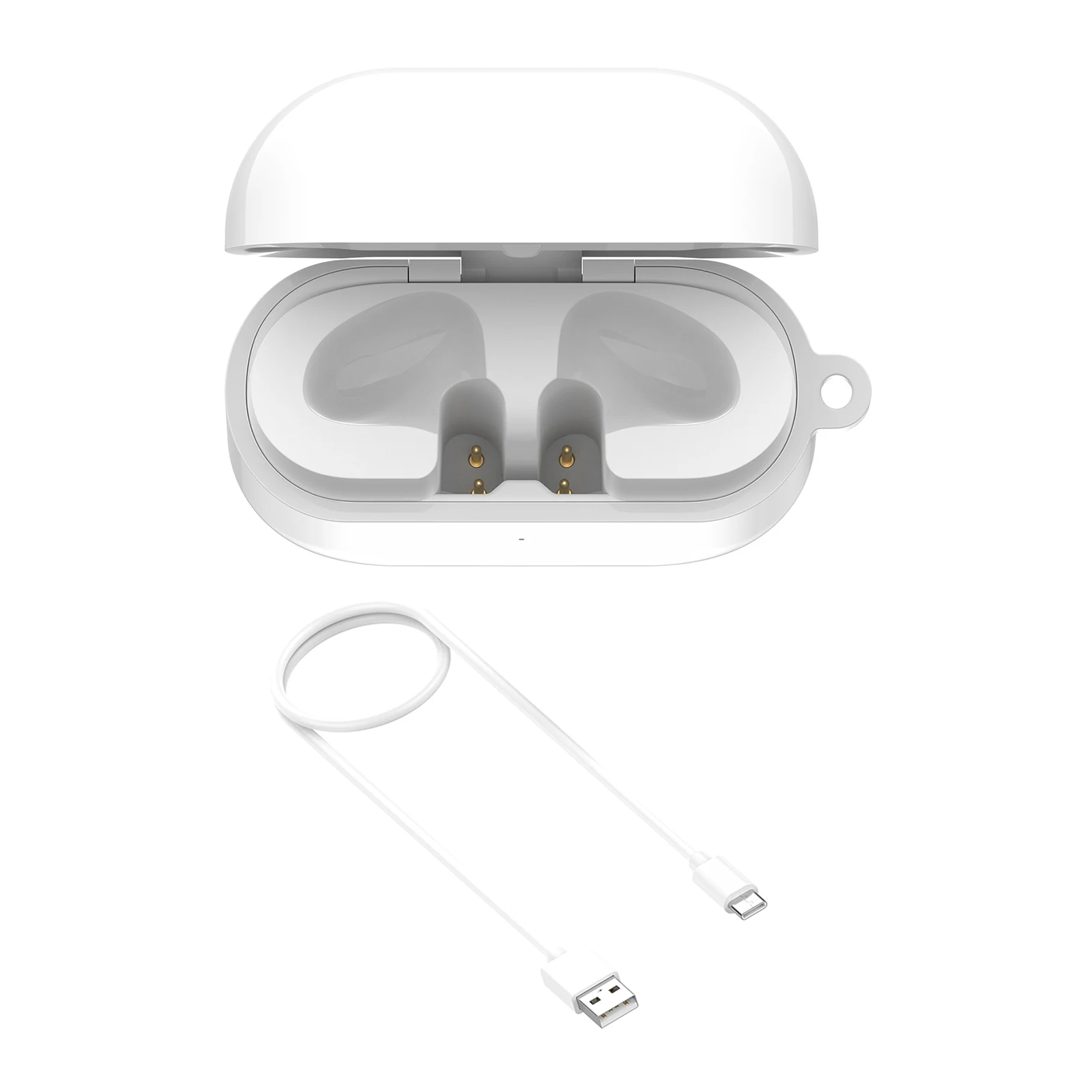 1 قطعة صندوق شحن سماعات مع ضوء المؤشر لسامسونج غالاكسي Buds3 SM-R530 سماعة شحن مقصورة حقيبة للتخزين جديد