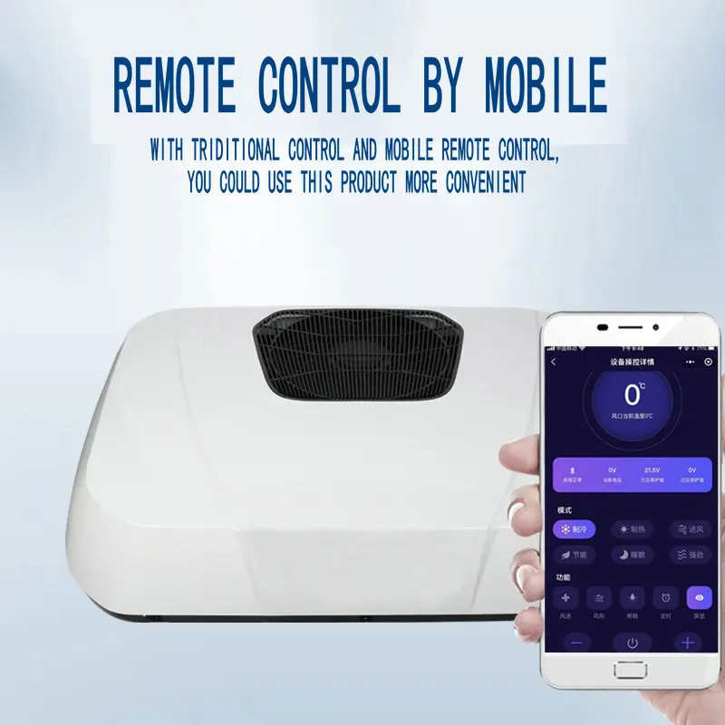 12/24V Universal Parking Ac Air Conditioning For Truck Caravan Cars Excavator