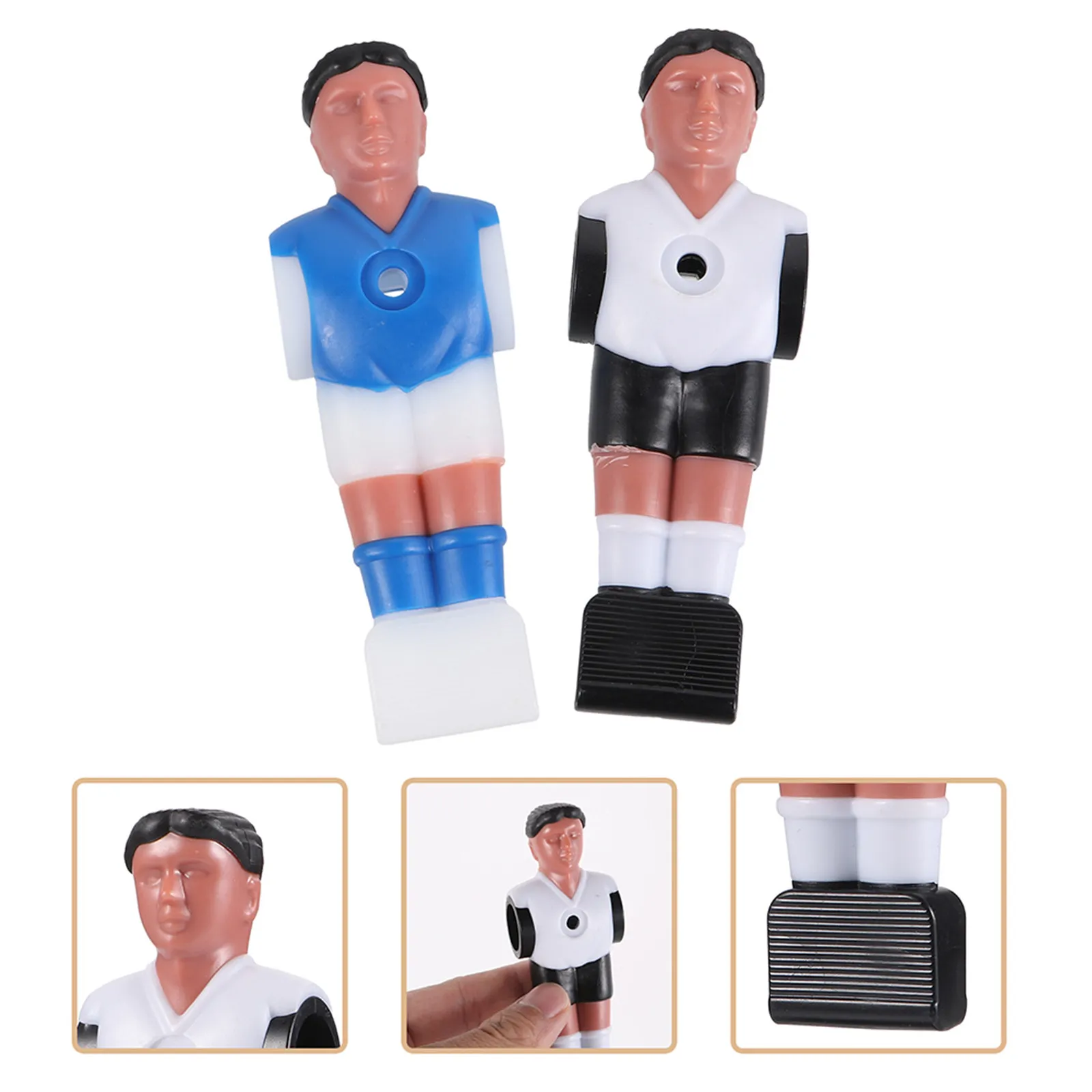 

16Pcs Football Machine Strong Impact-Resistant Resin Fit All Standard Foosball Rods Vibrant Colors Damage-Resistant Ideal