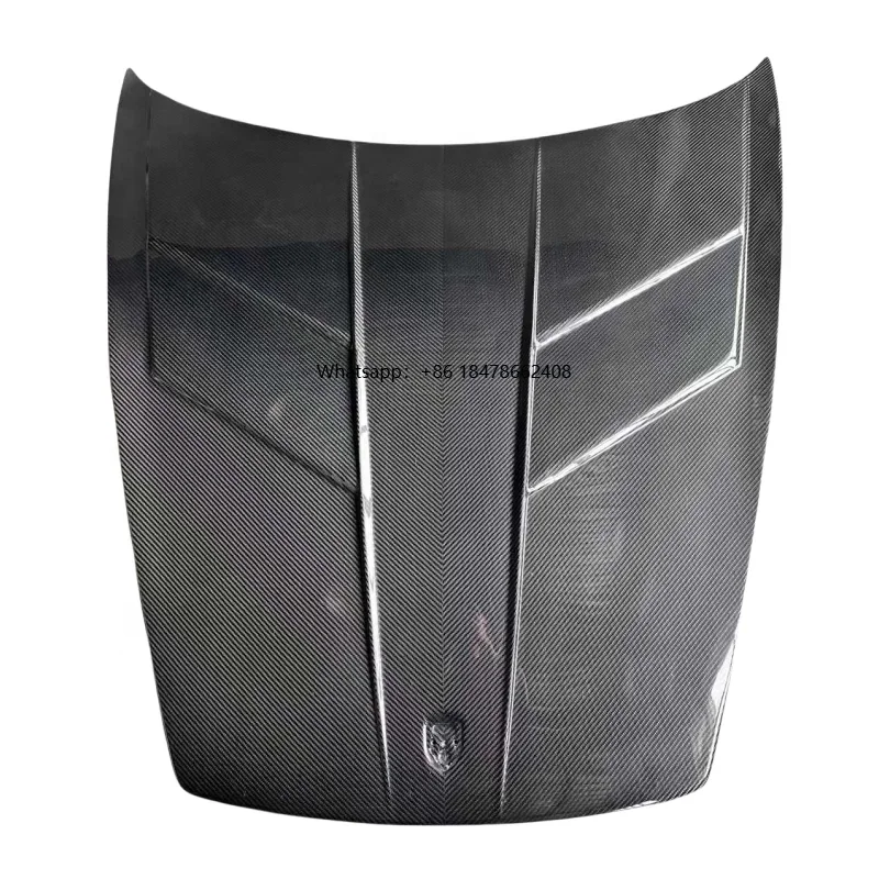 K Style Dry Carbon Fiber Hood for  911 992 Carrera/S Dry Carbon Fiber Engine Cover Bonnet