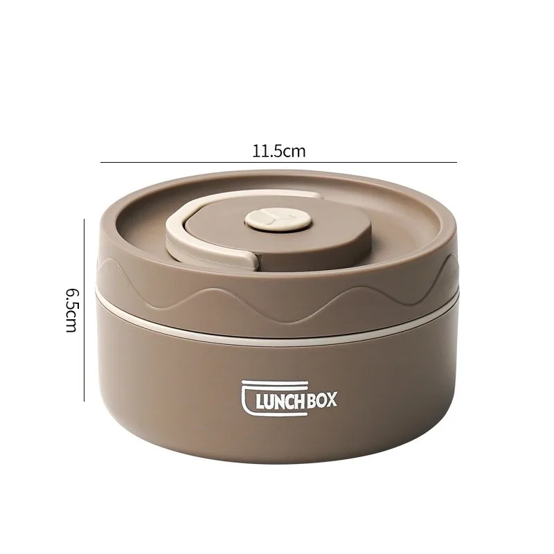 Microwavable Portable Insulated Food Container Lunch Box Stainless Steel Bento Box Insulated Leakproof Thermal Lunch Bag Set - view 3