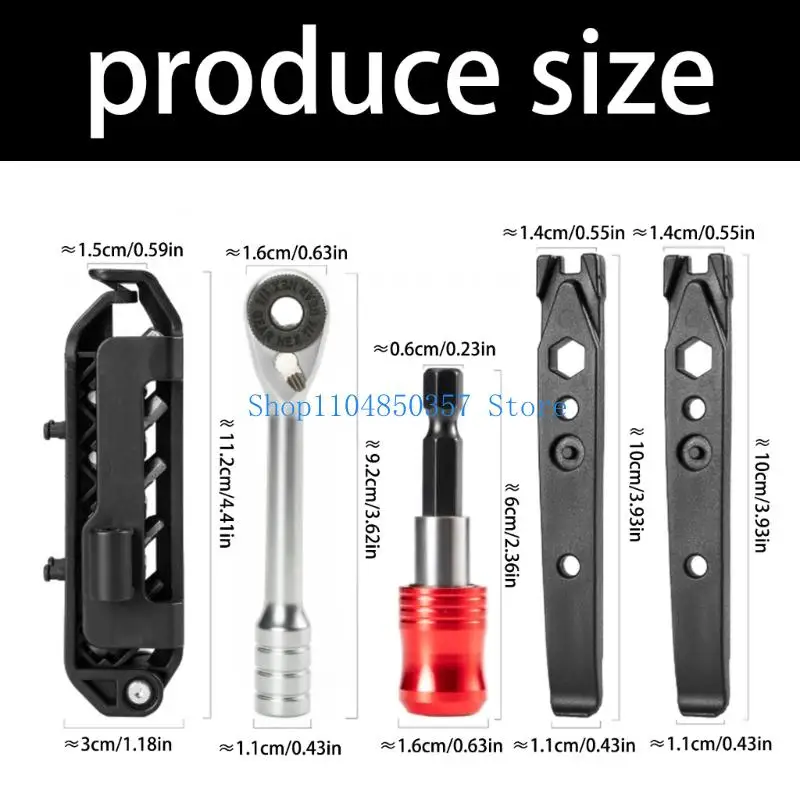 5asd Pastables Ratchet Cờ lê đặt người đi xe đạp công cụ cần thiết công cụ nhẹ công cụ ratchet