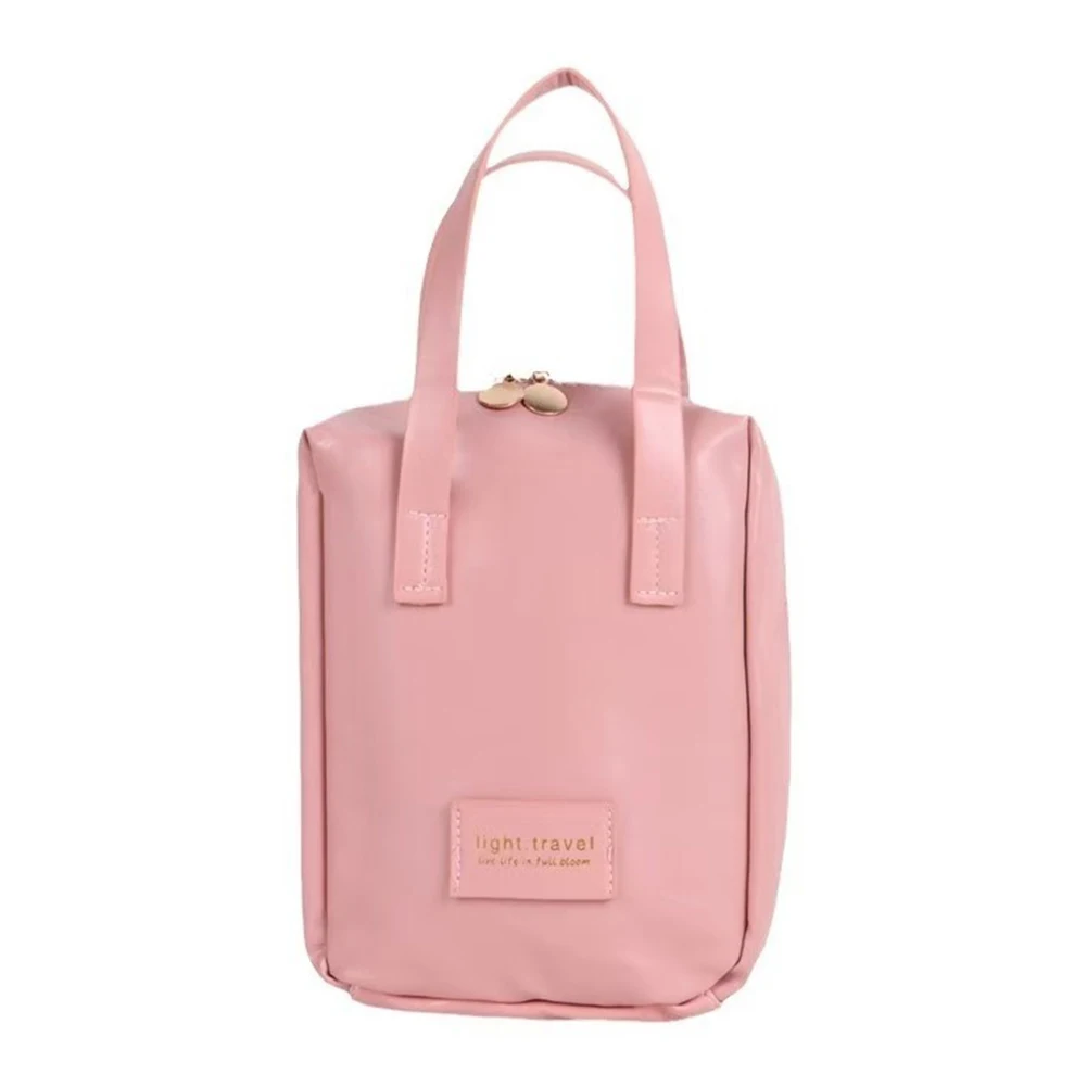 On-the-Go Storage 18*15*8cm Cosmetic Bag Easy To Clean Efficient Organization Fashionable Storage Lightweight Design