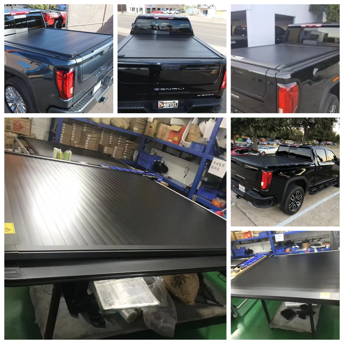 

Dream Garage Roller Lid Retractable Electric Waterproof Hinged Truck Tonneau Cover For Sierra 1500 / Canyon Pickup