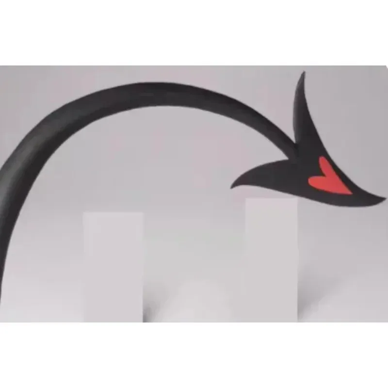 فندق هازبين تشارلي مومينغستار قرون كوسبلاي مع ذيول أغطية الرأس دبوس مشبك شعر أنيمي الهالوين؛ 2'd، 5.h؛