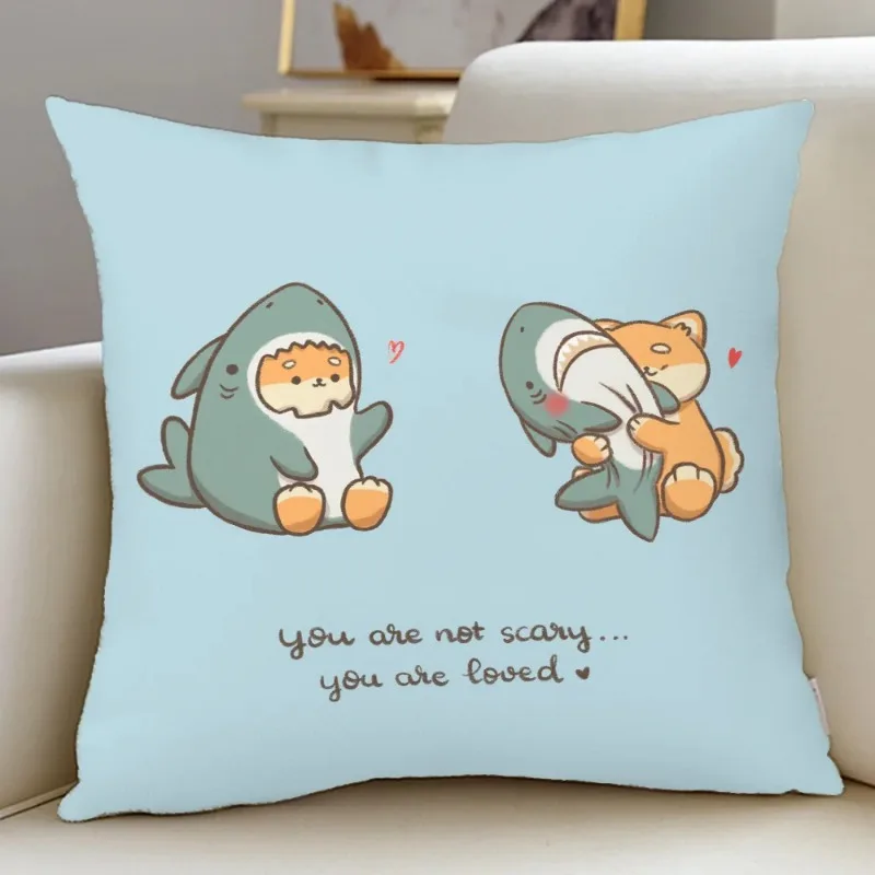 Home and Decoration Cute Pet Decorative Cushions Decorative for Sofa Cushions Cover Throw Pillow Covers Cushion 45x45