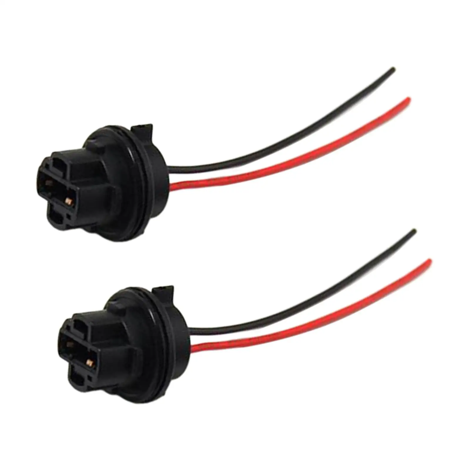 T20 7443 Car Bulb Lamp Socket Turn Signal Light Socket Auto Light Plug Wiring Holder Plug Adapter Wire Socket Connector