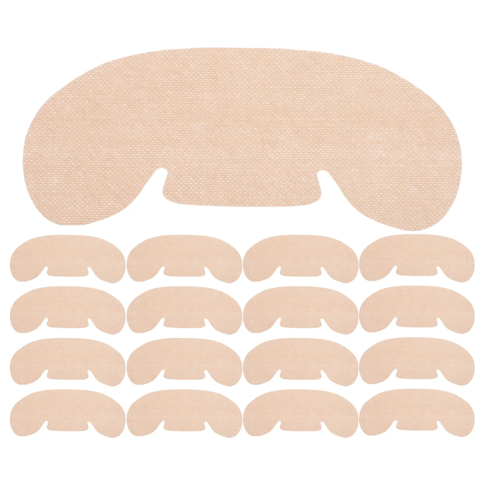 20Pcs Baseball Cap Sweat Liner Pads Ultra-Thin Breathable Reusable Adhesive Hat Inner Liner for Sports Outdoor Work Hard Bump