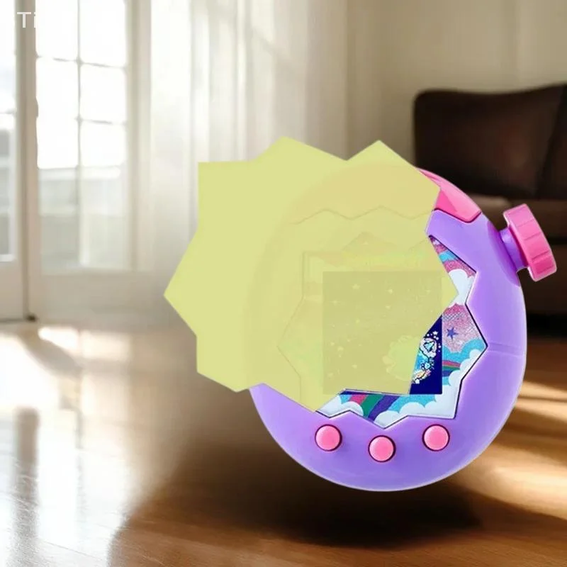 Copertura protettiva per schermo intero per accessori da gioco Tamagotchi Paradise in giallo trasparente