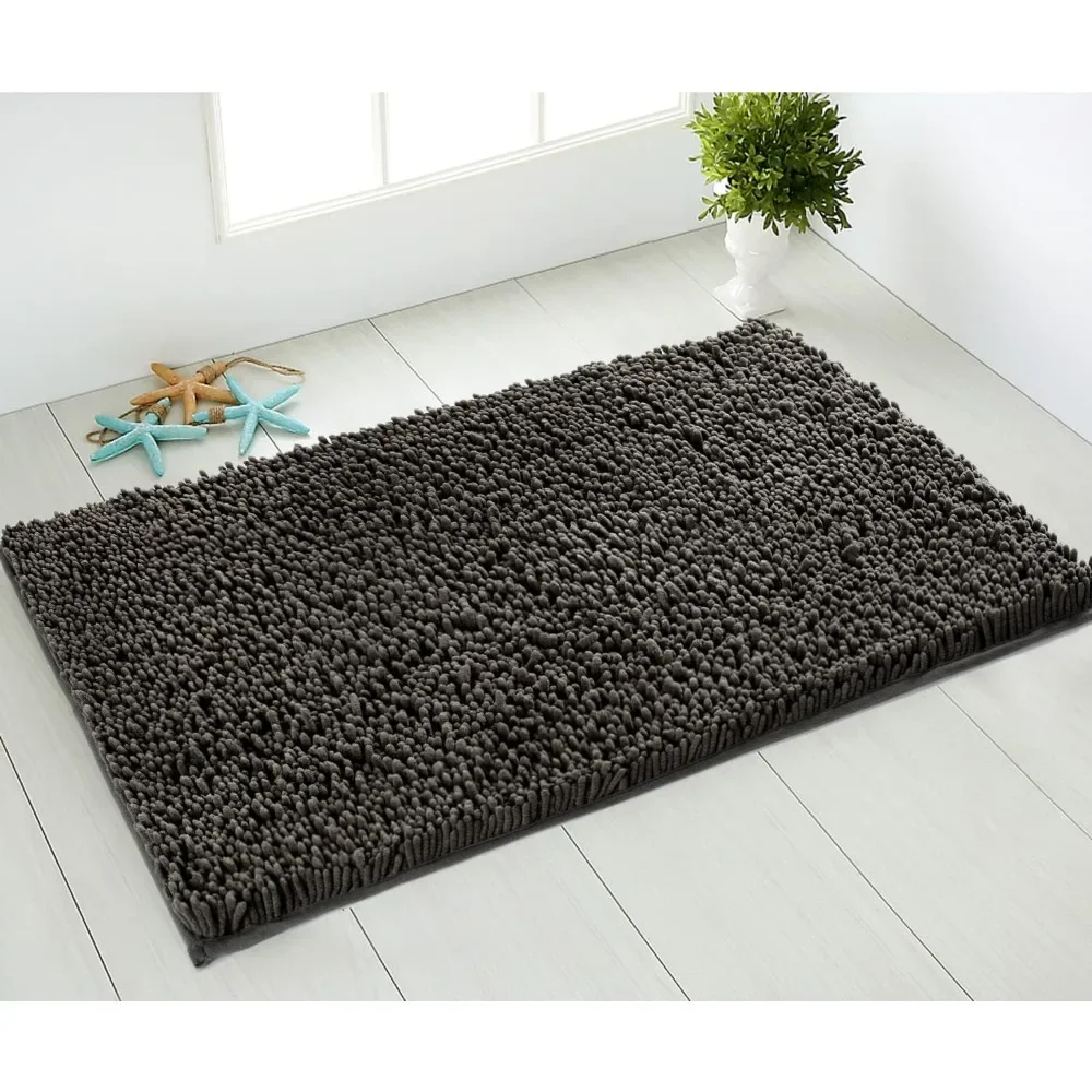 Super Absorbent Indoor Door Mat, 24 Inches X 17 Inches, Machine Washable, Used for Entrance and Rear Door Carpet Door Mats