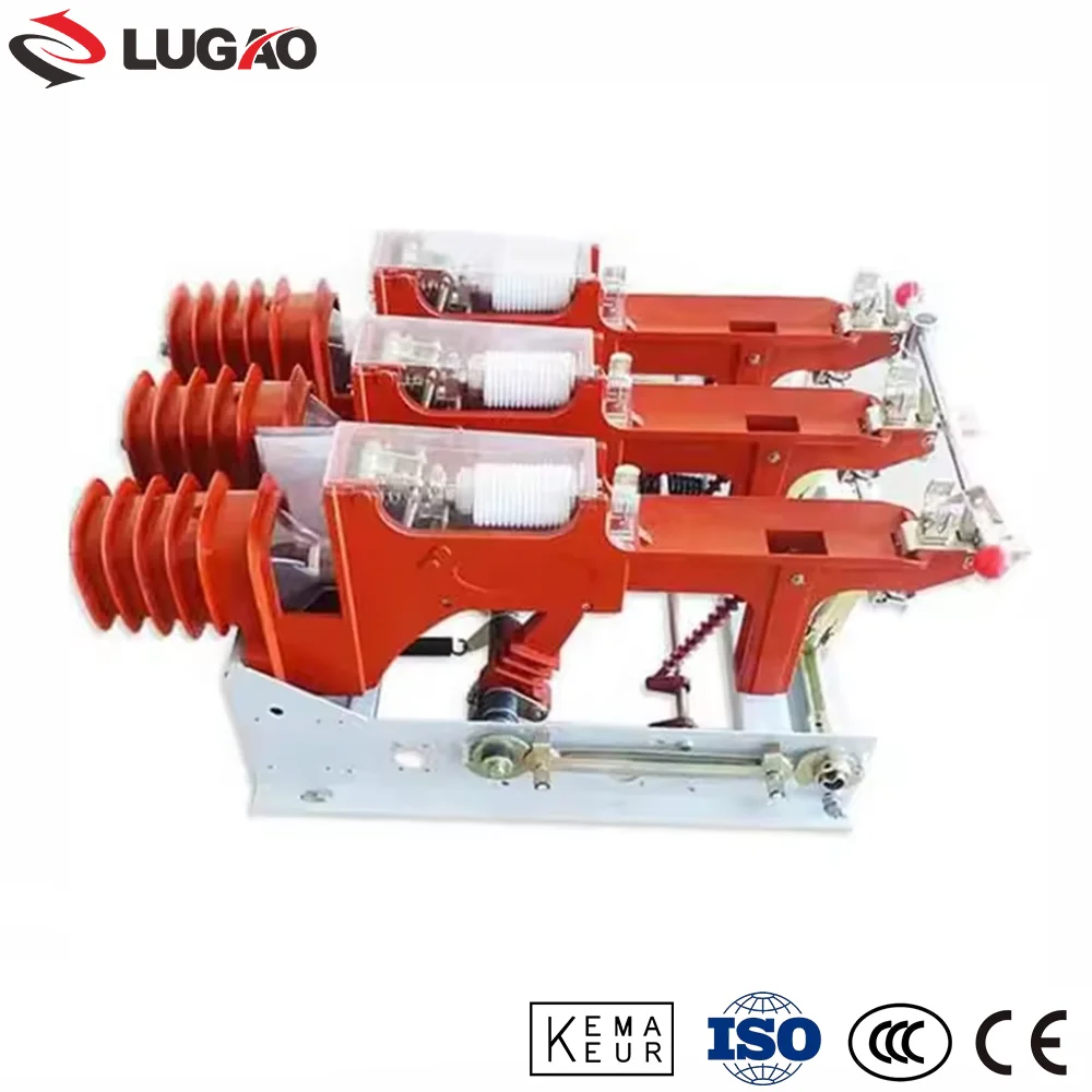 FZRN25 12KV 24KV 630A 1.Phase Load. Interrupter. Break Switch With Fuse 3 Way Indoor High Pressure Vacuum Load Switch
