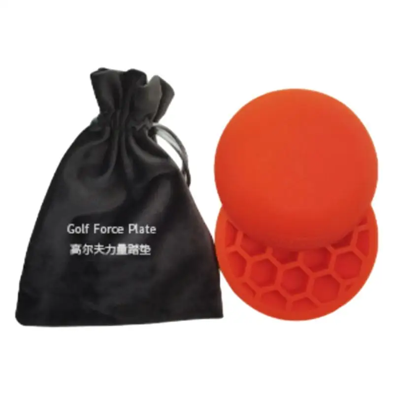 Force Pedal Golf Training Aid Reusable Rubber Golf Swing Step Pad Golf Supplies To Increase Club Head Speed Consistency