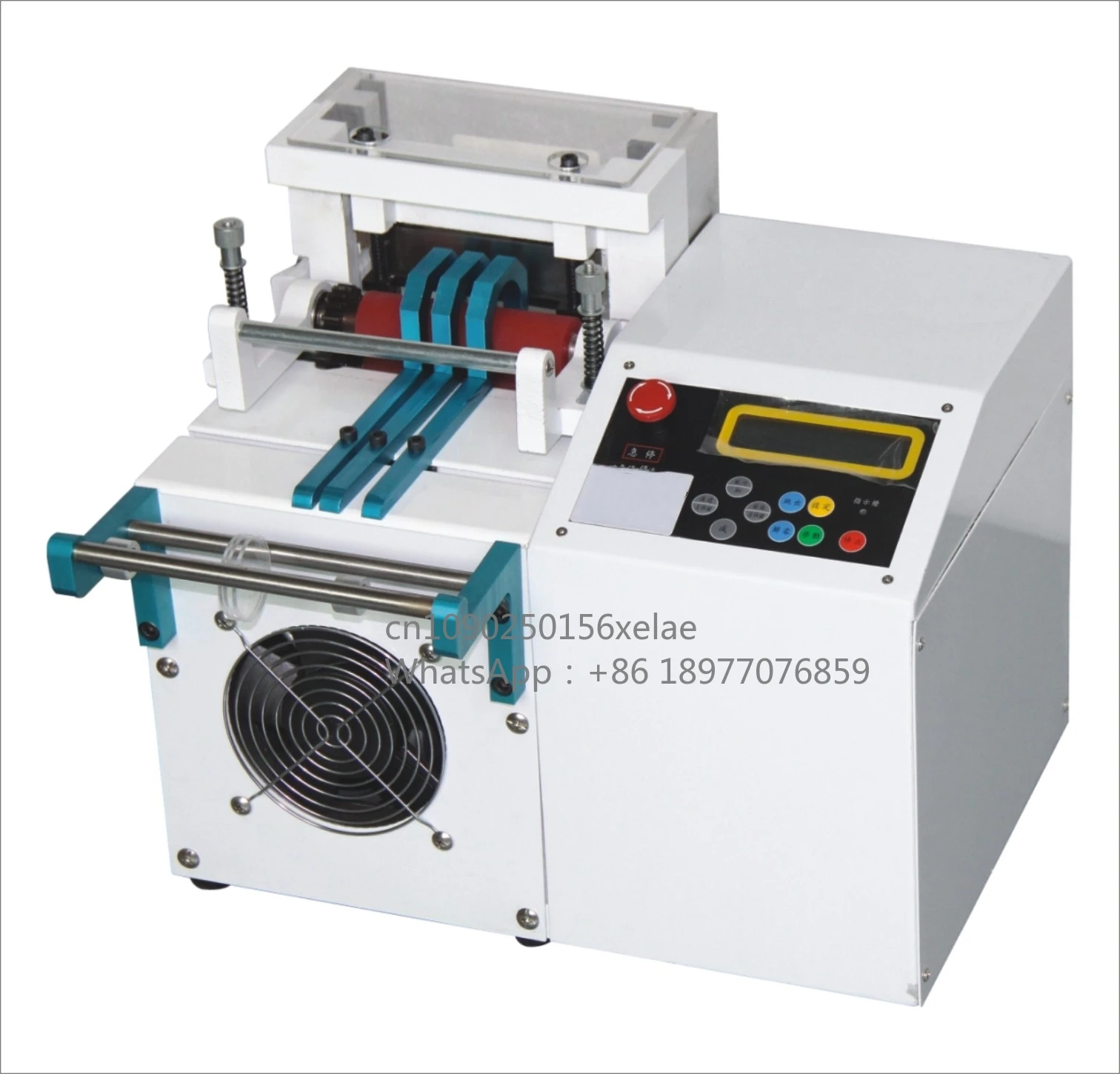 LA-160 Automatic Heat Shrink Sleeve PVC Tube Cutting Machine Bonding Tape Pipe Cutting Machines Plastic Insulating Paper Cutter