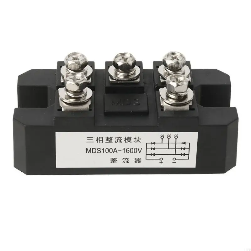 

E1PD MDS-серия трехфазных модулей мостового моста MDS100A 100A 1600V 3-фазный диод выпрямитель MDS100-16 Радиатор