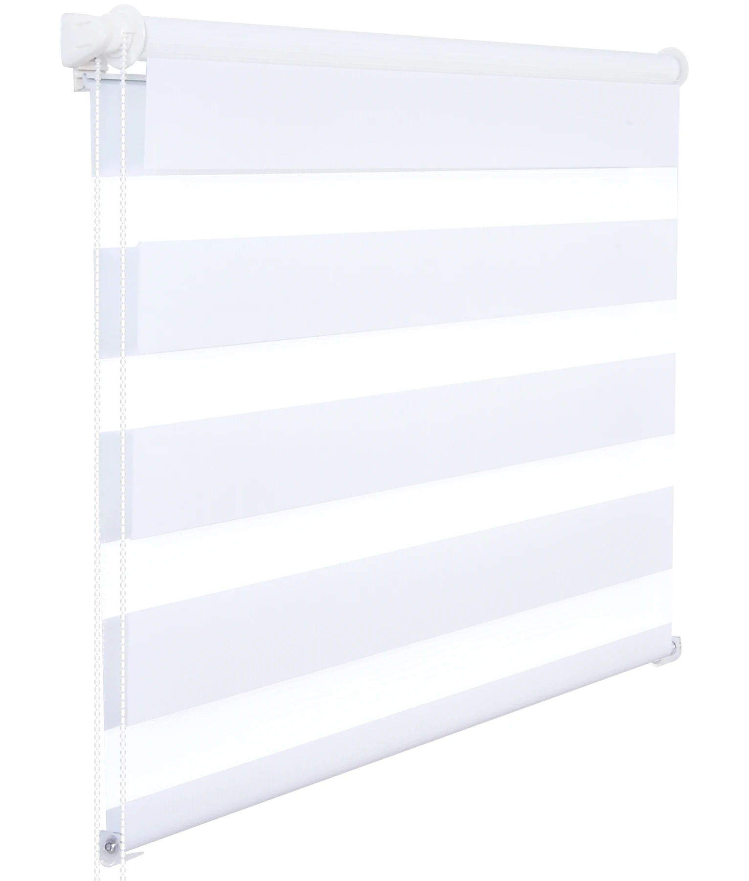 WOLTU Durchscheinender Doppelrollo, Schattierung, staubdicht, doppelschichtig, Fenster-Verdunkelungsvorhang für Schlafzimmer und Wohnzimmer
