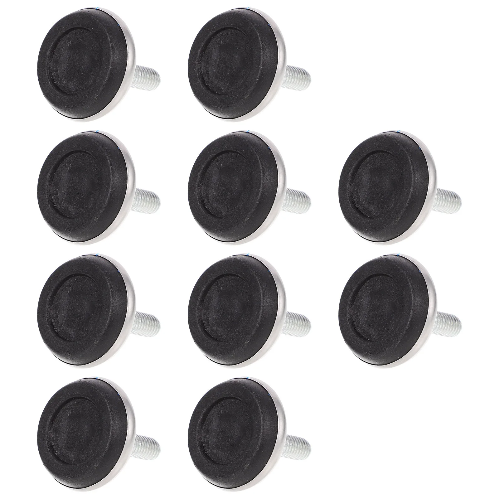 10Pcs Adjustable Furniture Leveling Legs Metal Material Safe Excellent Performance for Table Desk Chair Adjustable Feet Levelers