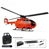 Simulation Electric Model Of Remote-Controlled Helicopter C186 Armed Helicopter Rc Era Single Propeller Without Aileron Bo-150