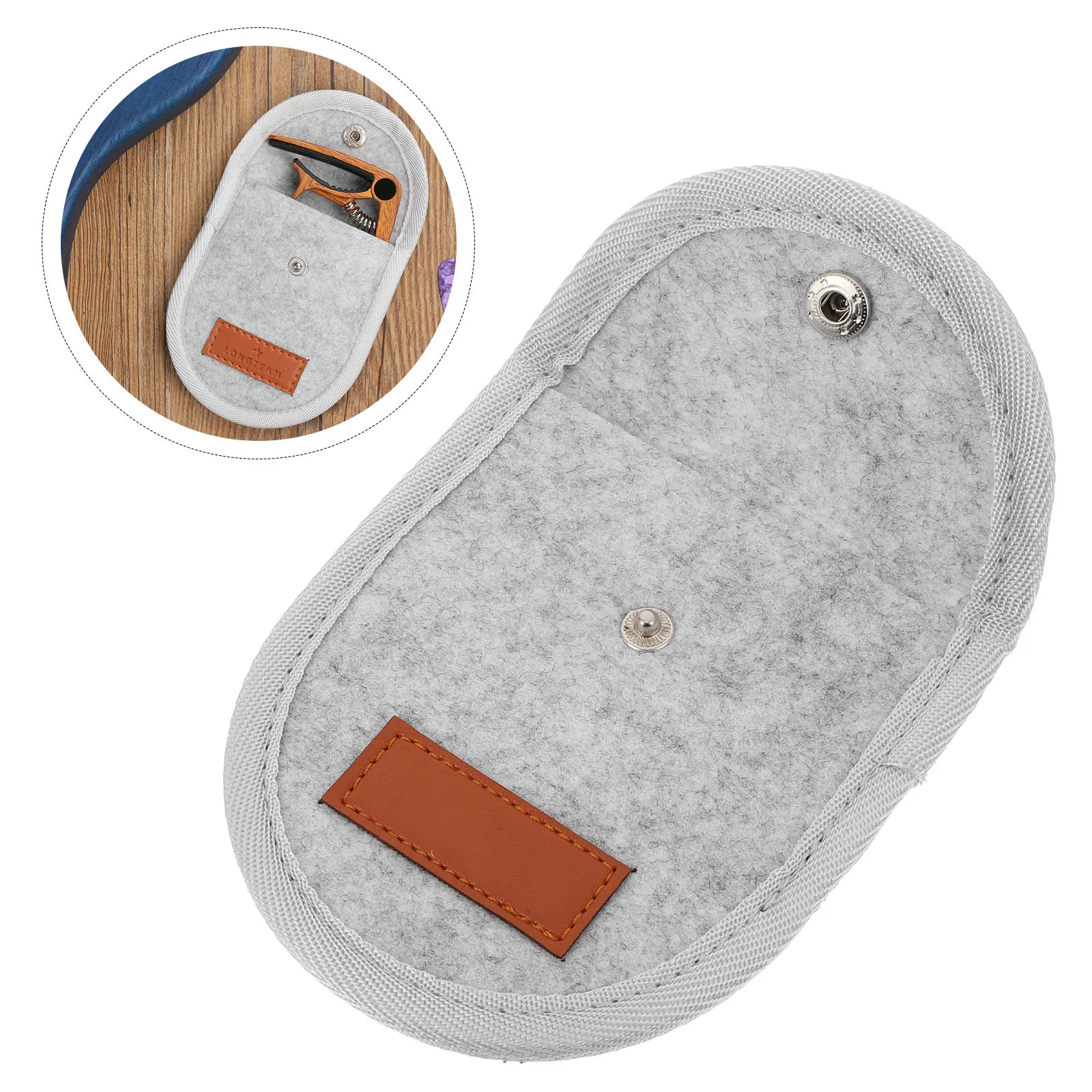 

Pick Storage Bag Guitar Picks Pouch Case Electric Holder Instrument Multifunction Portable