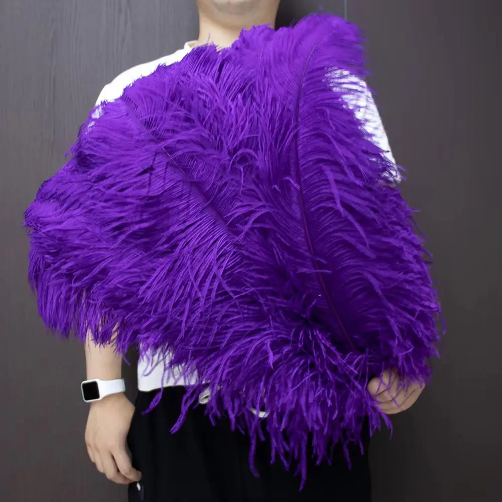 10/50/100/200Pcs Natural Ostrich Plumes 60-65cm 24-26 Inch Coarse Quill Feathers for Centerpiece Dress Hat Jewelry Making Decor