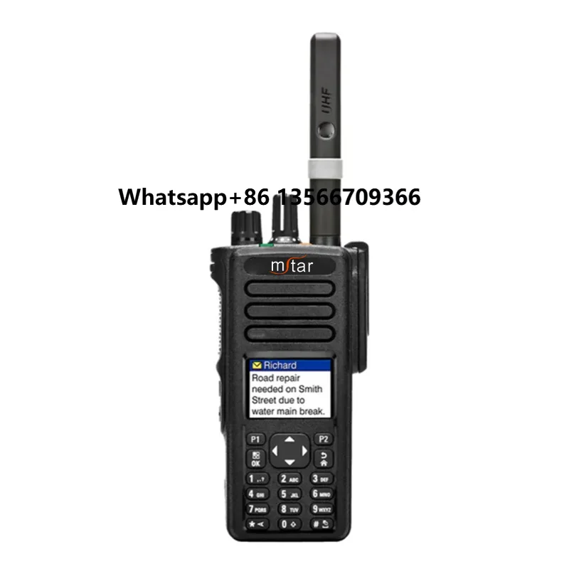 

MSTAR DP4801E Strong Signal Professional Digital Black Outdoor Long Range Walkie Talkie