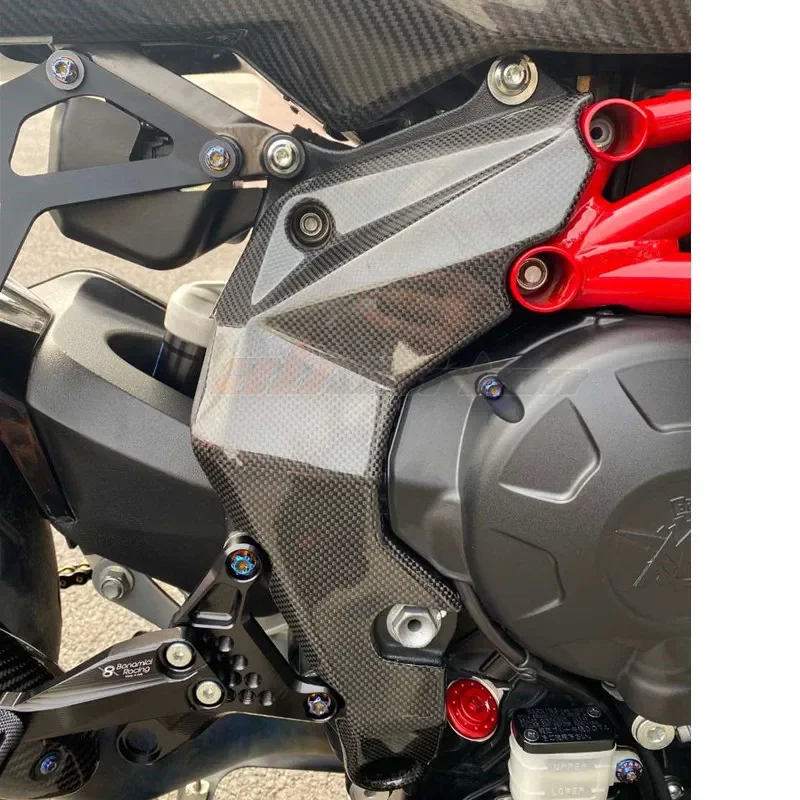 Radiator Side Protection Cover Fairings For MV Agusta Brutale 800/800RR/800RC 2017-2019 Full Carbon Fiber 100%