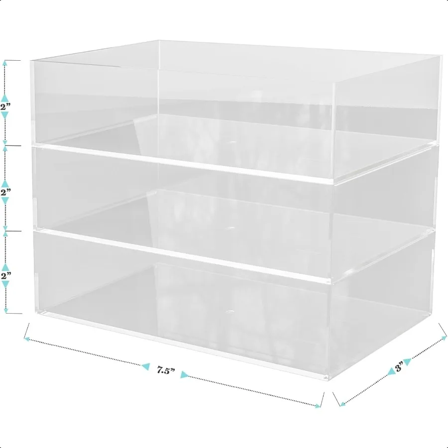 Настольный органайзер для хранения Martha Stewart Brody, пластиковый органайзер-органайзер для офисной кухни или туалетного столика 3.