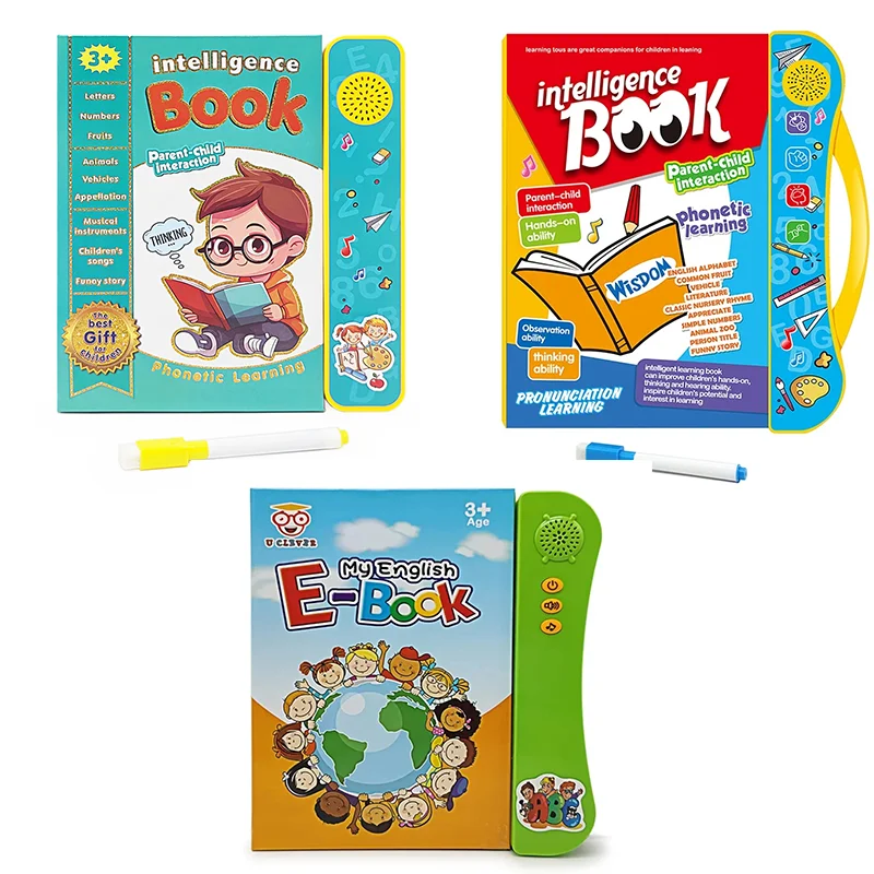 English Point Reading Toy Children's Early Educational Toys Multi Ebook Toddlers Learning English Audible Book Birthday Gifts