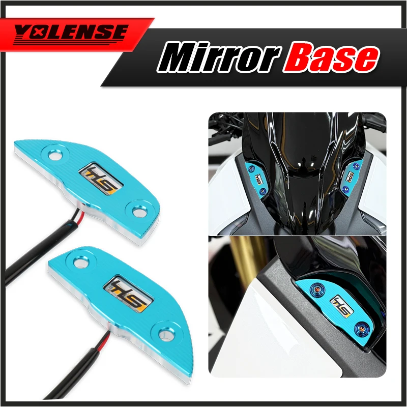 Motorcycle Accessory Rearview Mirrors Seat Decorative Cover Mirror Base For 450SR 450 SR 450SR-S 2022-2026
