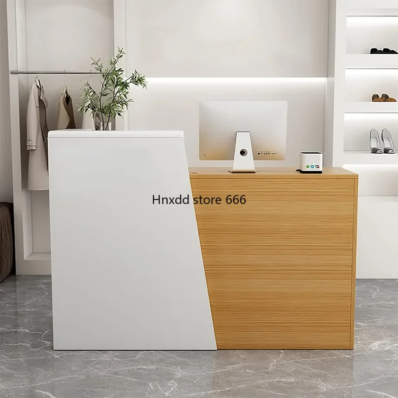Home Counter Help Desk Reception Cosmetics Table Atelier Cafe Stand Front Beauty Salon Luxury Receiption