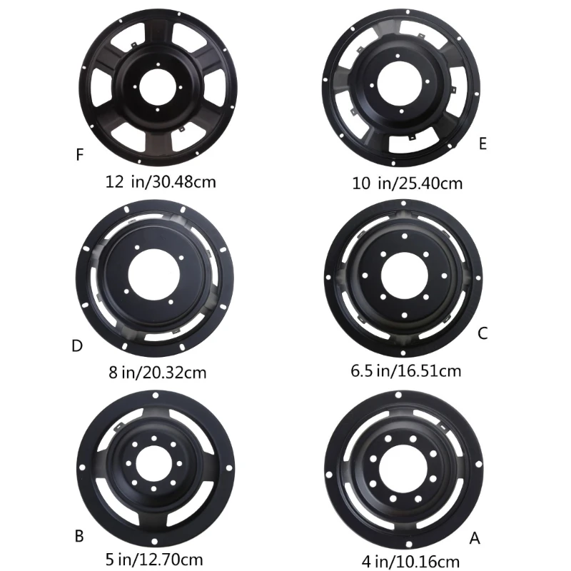 Cadre haut-parleur 4/5/6,5/8/10/12 pouces, support caisson basses