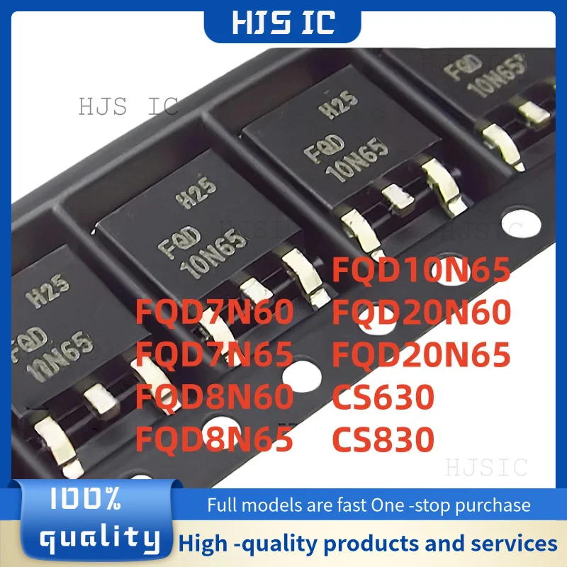 10PCS NOVO FQD7N60 FQD7N65 FQD8N60 FQD8N65 FQD20N60 FQD20N65 FQD10N65 CS630 CS830 7N60 7N65 8N60 8N65 20N60 10N65 CS20N65 TO-252