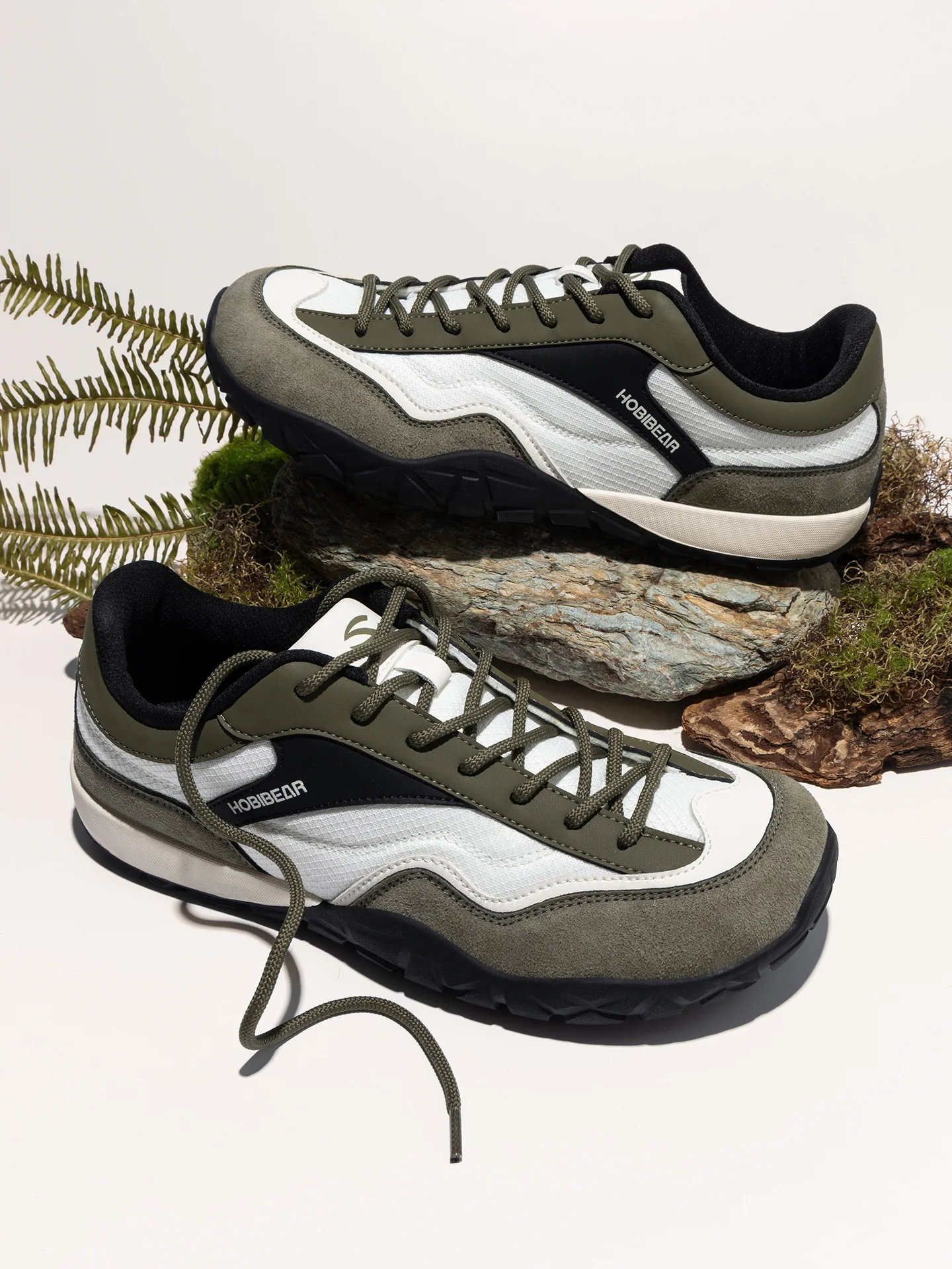 HOBIBEAR Unisex Hiking Wide Width Shoes Barefoot Zero Drop Walking Sneakers Outdoor Travel Trail Running Shoes