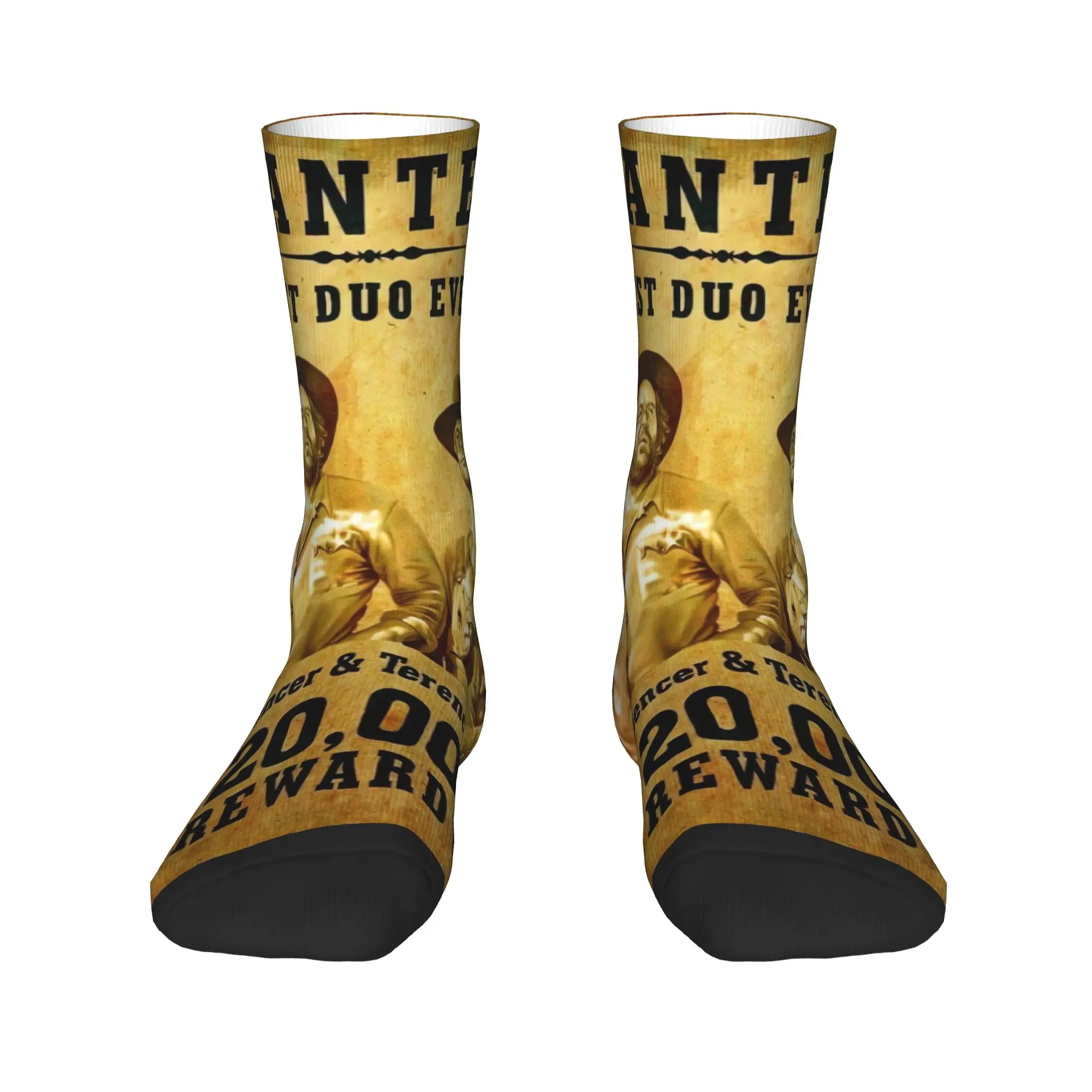 Unisex Men Socks Bud Spencer & Terence Hill  Stockings Autumn Casual Soft Socks Pattern Outdoor Anti Sweat Socks