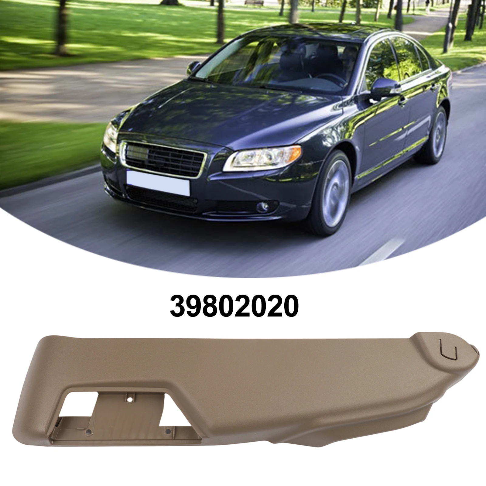 Replacement Front Right Seat Switch Panel Cover for Volvo S60 2005 09 For S80 V70 XC70 XC90 2004 14 OEM 39802020 ABS Material