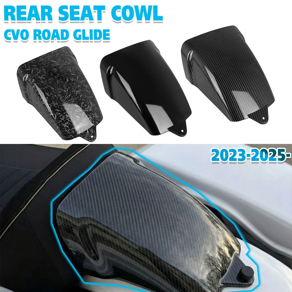 

For Harley CVO Road Glide Limited ST FLTRXSE 2025 2024 2023 Motorcycle Seat Back Cover Rear Passenger Cowl Fairing Rear Hump ABS