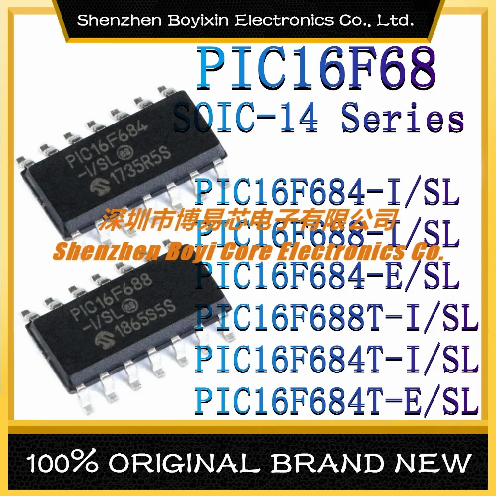 

PIC16F684-I PIC16F688-I PIC16F684-E PIC16F688T-I PIC16F684T-I PIC16F684T-E SL New Original Genuine