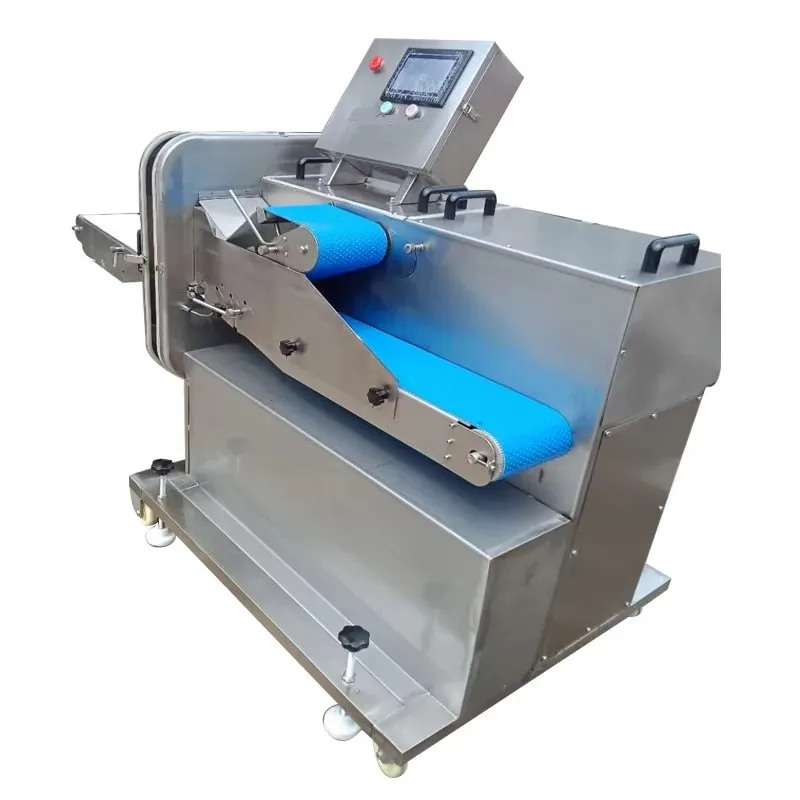 Automatic Meat Cutter Fresh Frozen Slice Meat Beef Mutton Pork Lamb Sausage Bacon Slicing Cutting Slices Slicer Machine