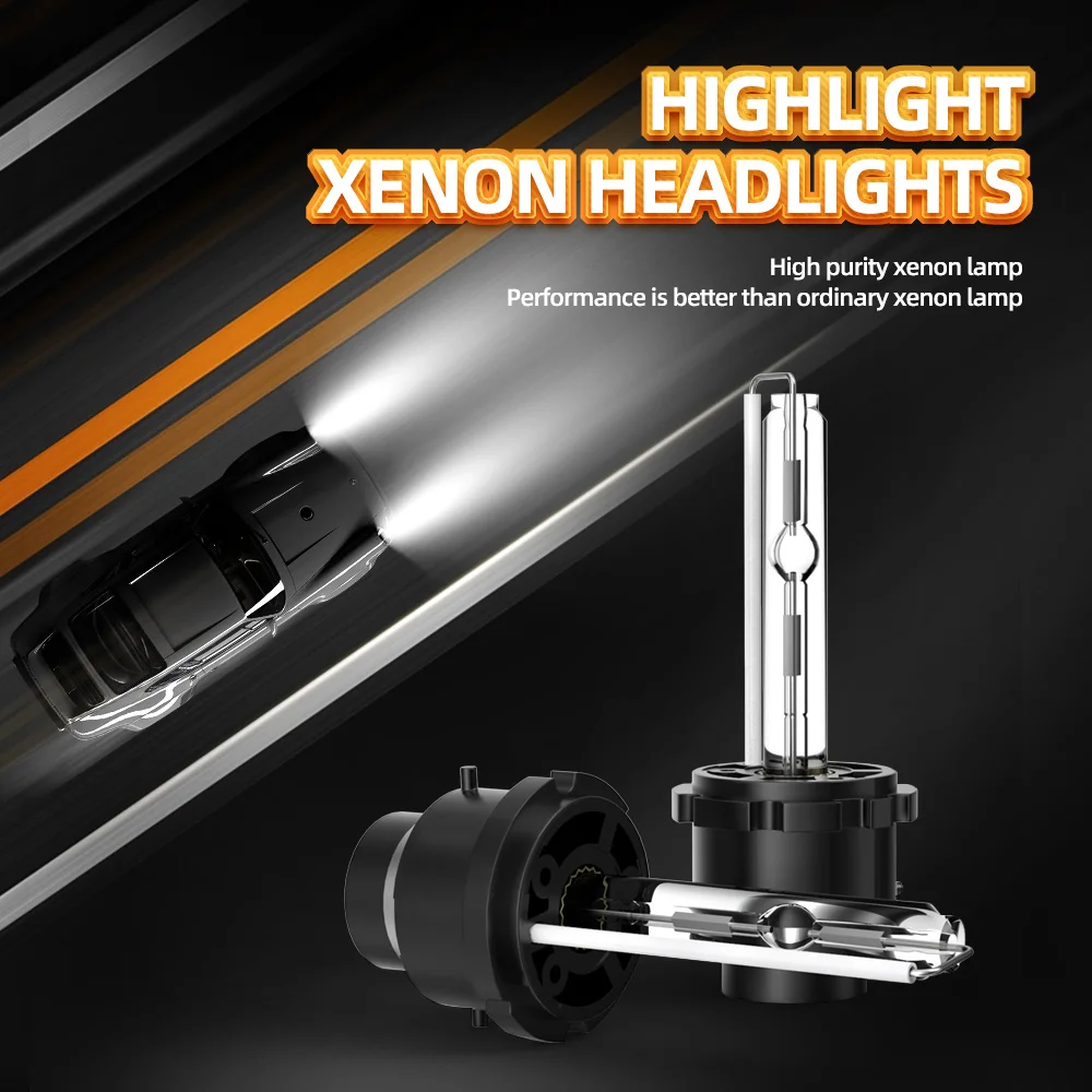 2PCS D2S 6000K HID Xenon Headlight Bulbs Super Bright Car Headlamp Auto Lights For Land Rover Range Rover Sport 2004 2005 2006