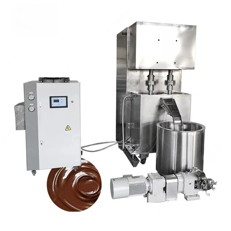 Hot Sale 1000l  1Ton Chocolate Ball Mill Refiner Machine Ball Mill Grinding Machine for Chocolate Small Scale
