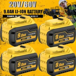 Original Power Tool Batteries For DEWALT 18V Battery For Flexvolt 20V/60V MAX Replacement Li-ion Battery DCB609 DCB200 DCB182